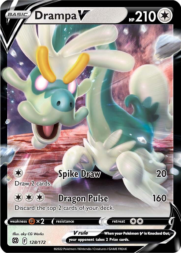 Drampa V (128/172) [Sword & Shield: Brilliant Stars] | Play N Trade Winnipeg