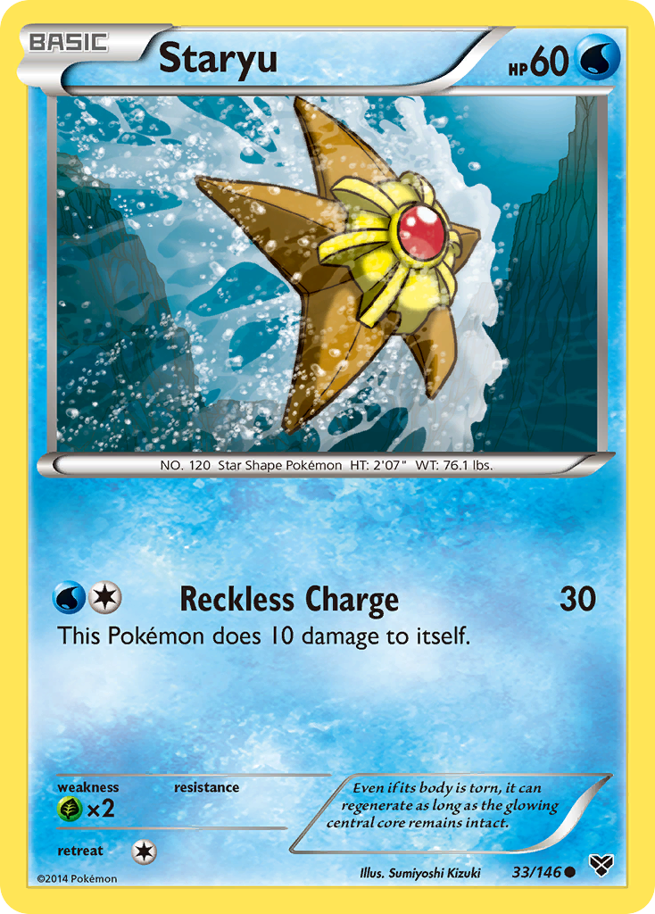 Staryu (33/146) [XY: Base Set] | Play N Trade Winnipeg