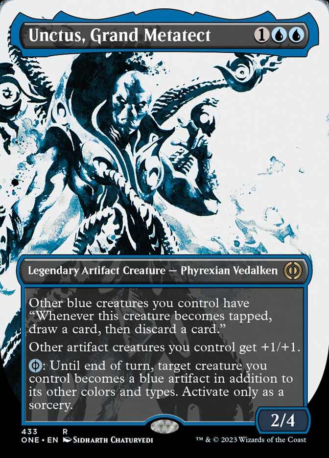 Unctus, Grand Metatect (Borderless Ichor Step-and-Compleat Foil) [Phyrexia: All Will Be One] | Play N Trade Winnipeg