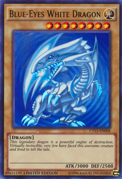 Blue-Eyes White Dragon [CT13-EN008] Ultra Rare | Play N Trade Winnipeg