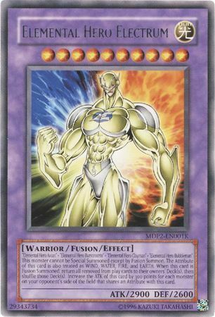 Elemental Hero Electrum (Redemption Replacement) [MDP2-EN001K] Rare | Play N Trade Winnipeg