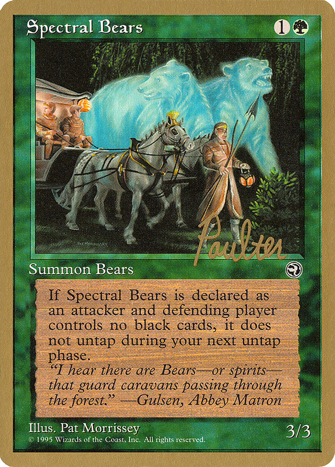 Spectral Bears (Preston Poulter) [Pro Tour Collector Set] | Play N Trade Winnipeg