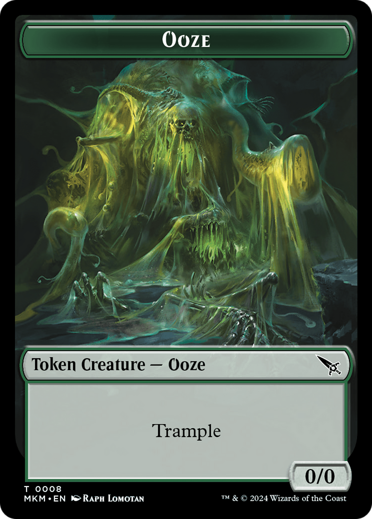 Ooze Token [Murders at Karlov Manor Tokens] | Play N Trade Winnipeg