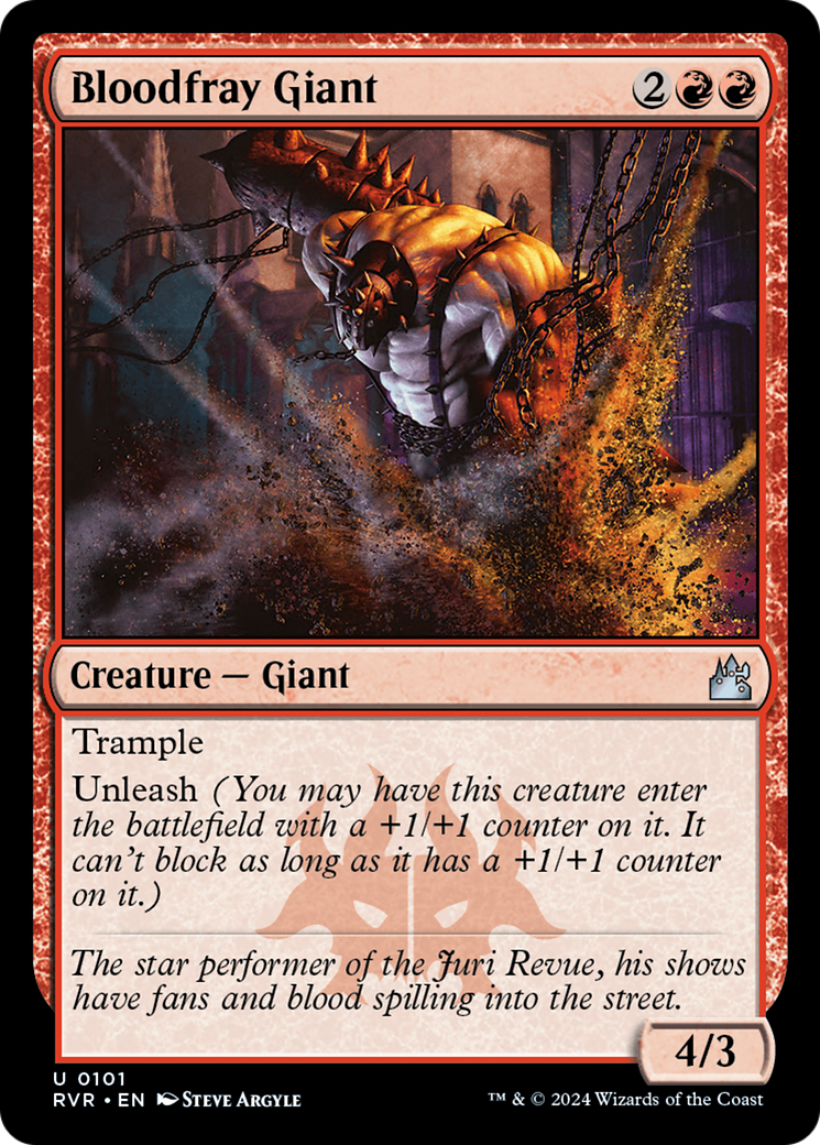 Bloodfray Giant [Ravnica Remastered] | Play N Trade Winnipeg