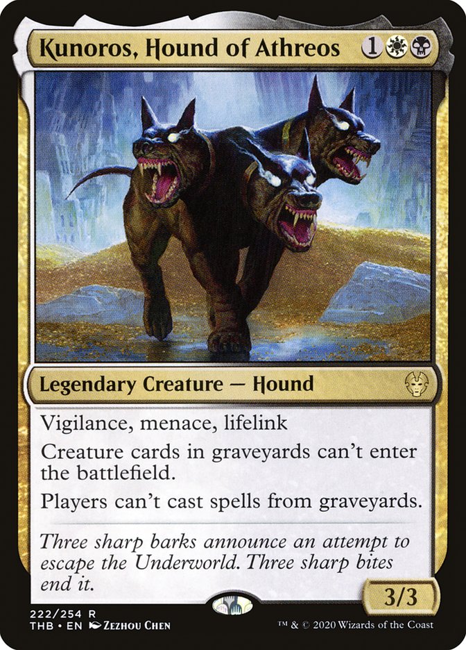 Kunoros, Hound of Athreos [Theros Beyond Death] | Play N Trade Winnipeg