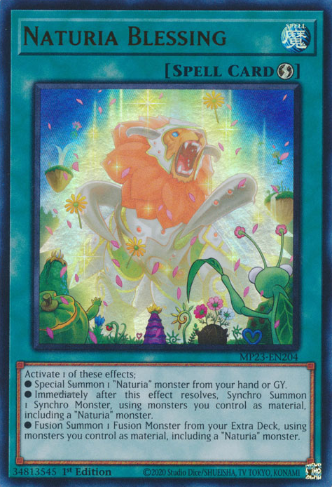Naturia Blessing [MP23-EN204] Ultra Rare | Play N Trade Winnipeg