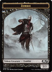 Zombie // Goblin Double-sided Token (Game Night) [Core Set 2019 Tokens] | Play N Trade Winnipeg