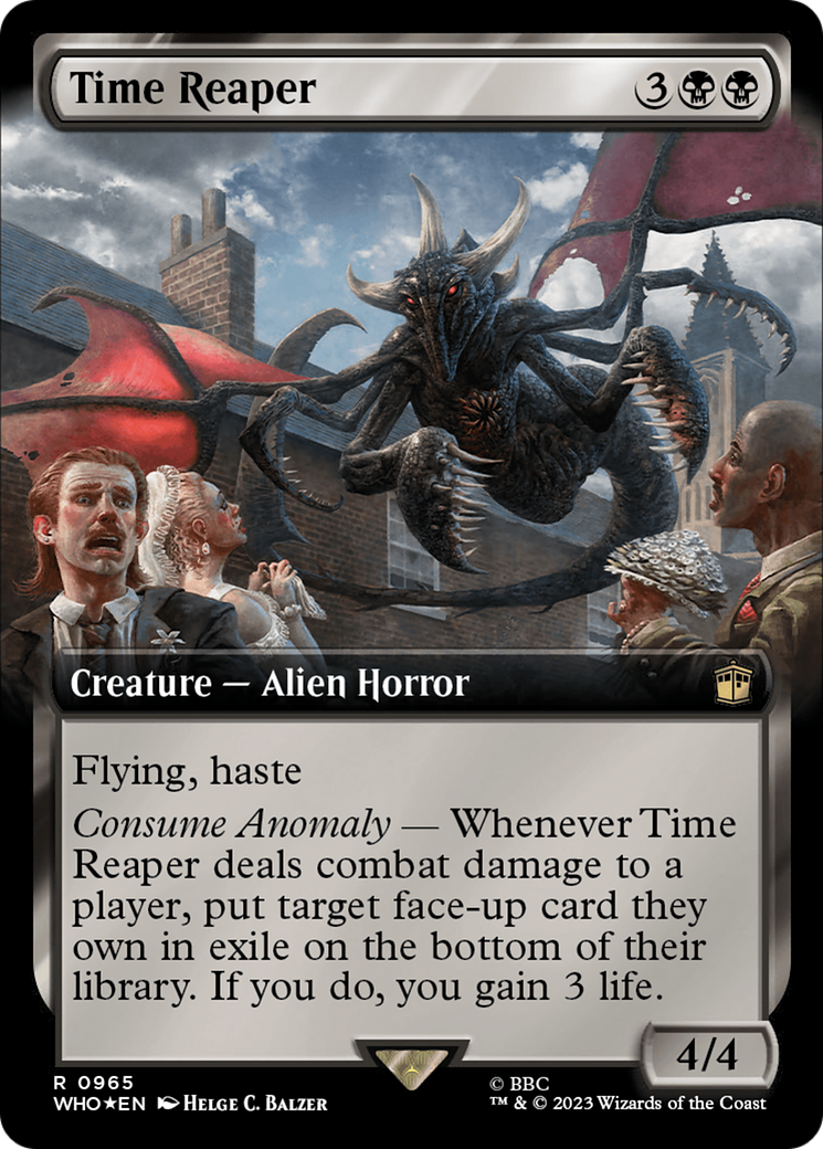 Time Reaper (Extended Art) (Surge Foil) [Doctor Who] | Play N Trade Winnipeg