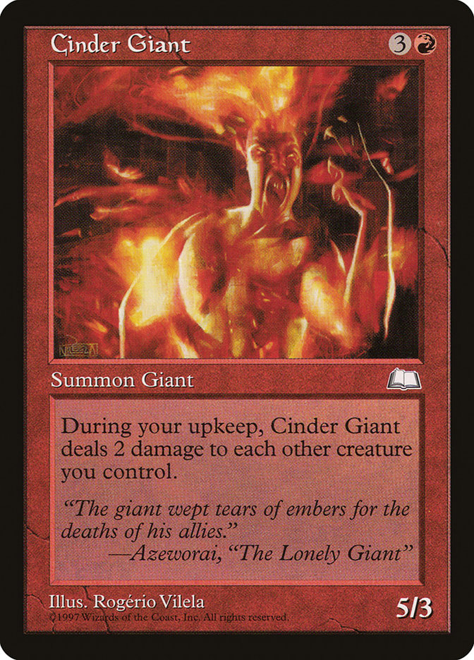 Cinder Giant [Weatherlight] | Play N Trade Winnipeg