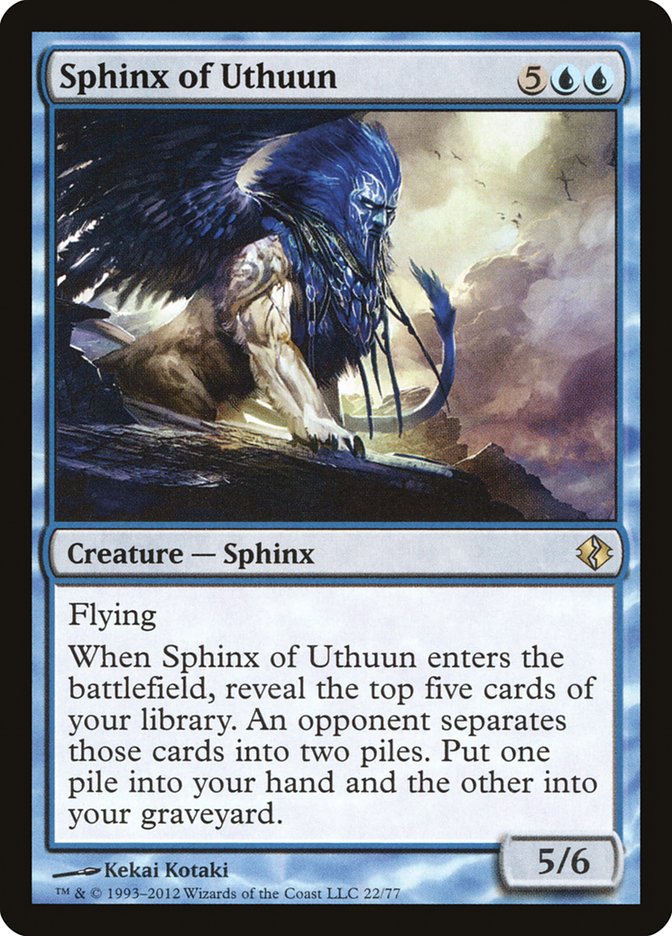 Sphinx of Uthuun [Duel Decks: Venser vs. Koth] | Play N Trade Winnipeg