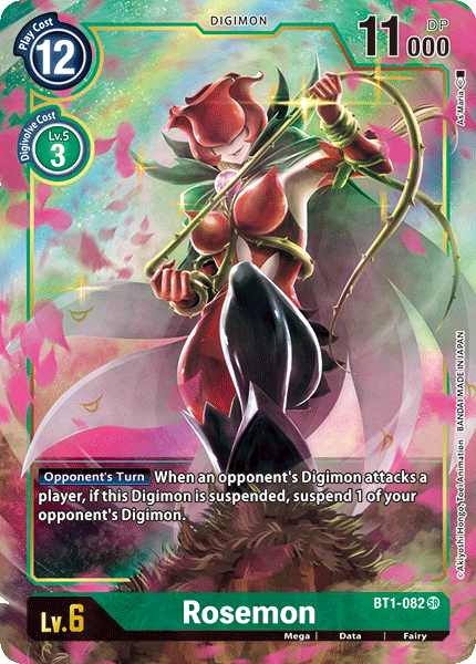 Rosemon [BT1-082] (Alternate Art) [Release Special Booster Ver.1.0] | Play N Trade Winnipeg