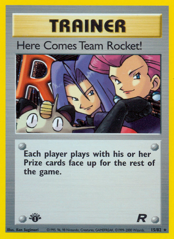 Here Comes Team Rocket! (15/82) [Team Rocket 1st Edition] | Play N Trade Winnipeg