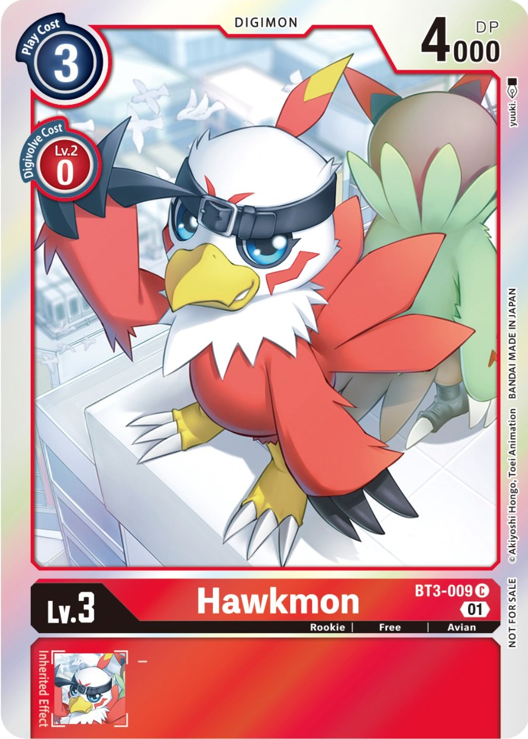 Hawkmon [BT3-009] (ST-11 Special Entry Pack) [Release Special Booster Promos] | Play N Trade Winnipeg