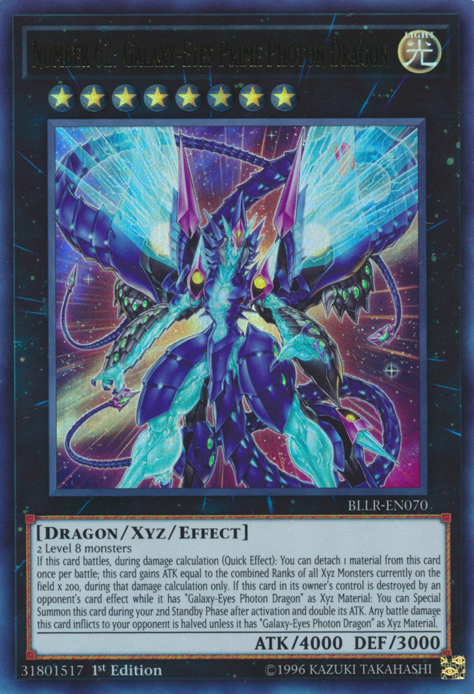 Number 62: Galaxy-Eyes Prime Photon Dragon [BLLR-EN070] Ultra Rare | Play N Trade Winnipeg