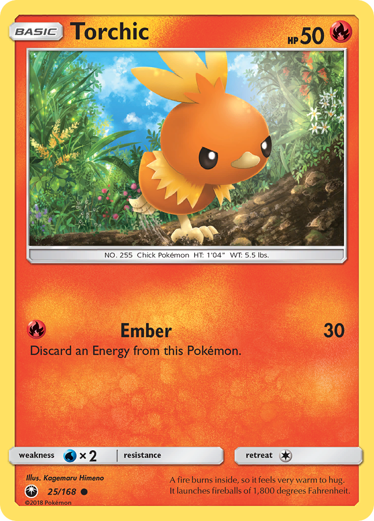 Torchic (25/168) [Sun & Moon: Celestial Storm] | Play N Trade Winnipeg