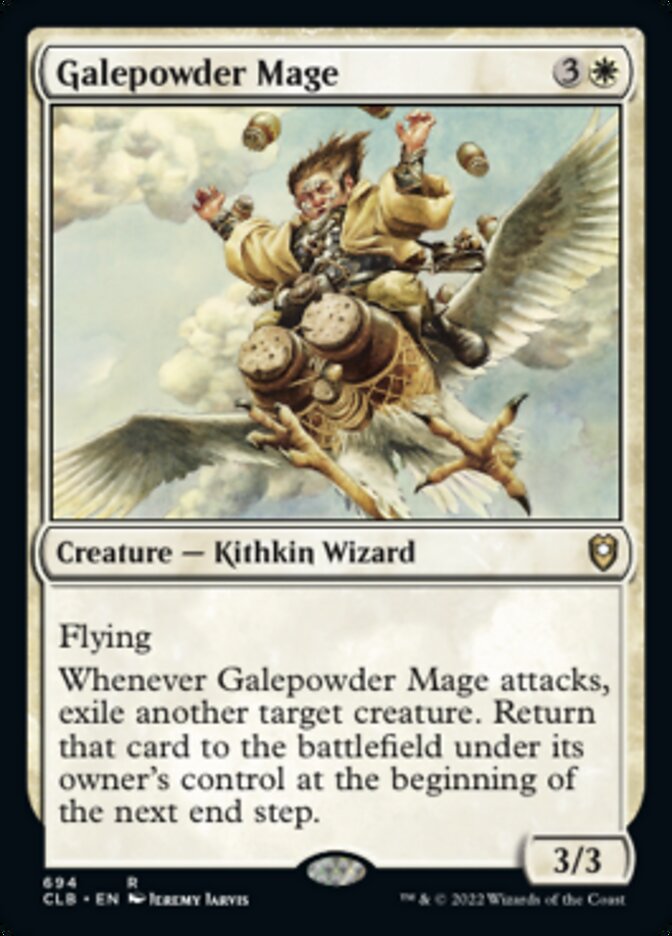 Galepowder Mage [Commander Legends: Battle for Baldur's Gate] | Play N Trade Winnipeg