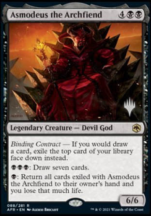 Asmodeus the Archfiend (Promo Pack) [Dungeons & Dragons: Adventures in the Forgotten Realms Promos] | Play N Trade Winnipeg