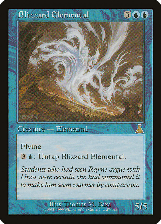 Blizzard Elemental [Urza's Destiny] | Play N Trade Winnipeg