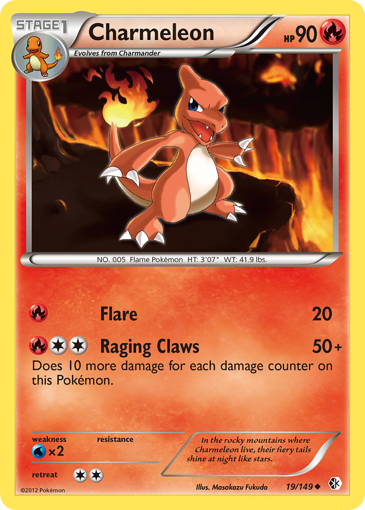 Charmeleon (19/149) [Black & White: Boundaries Crossed] | Play N Trade Winnipeg