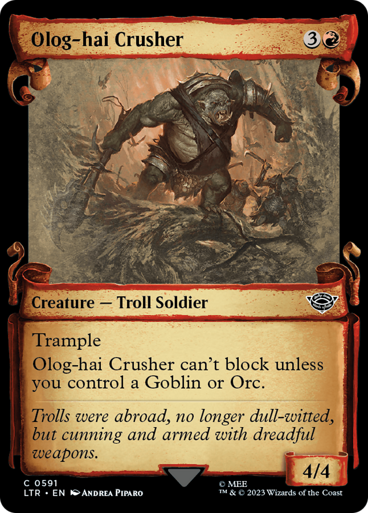 Olog-Hai Crusher [The Lord of the Rings: Tales of Middle-Earth Showcase Scrolls] | Play N Trade Winnipeg