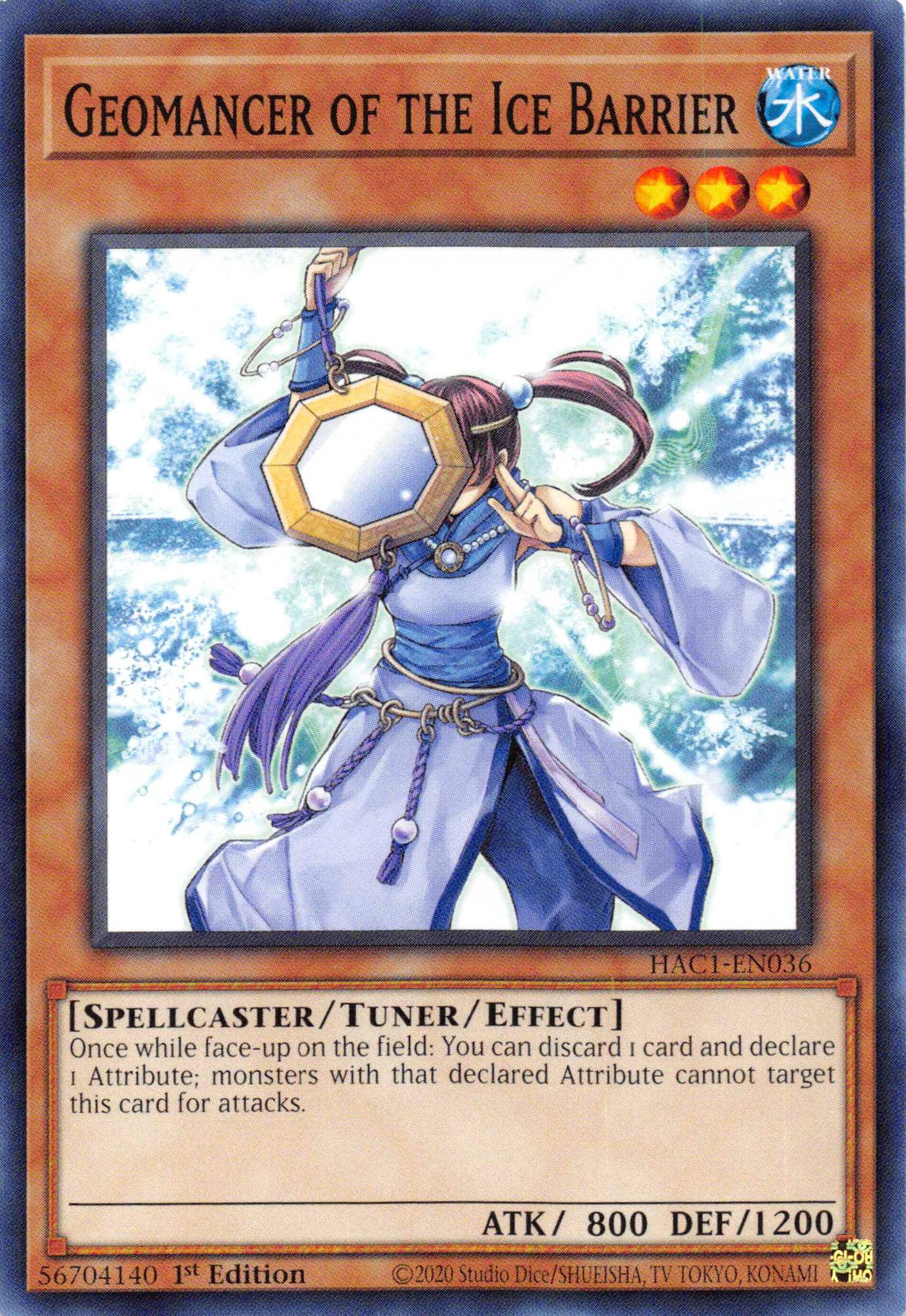 Geomancer of the Ice Barrier (Duel Terminal) [HAC1-EN036] Parallel Rare | Play N Trade Winnipeg