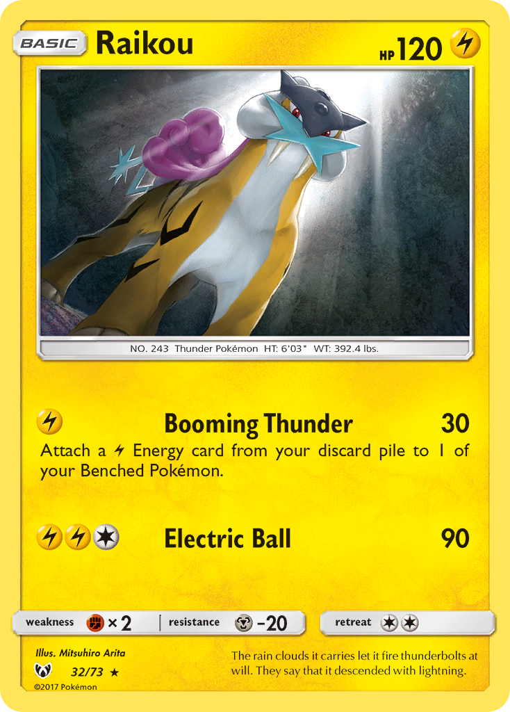 Raikou (32/73) [Sun & Moon: Shining Legends] | Play N Trade Winnipeg