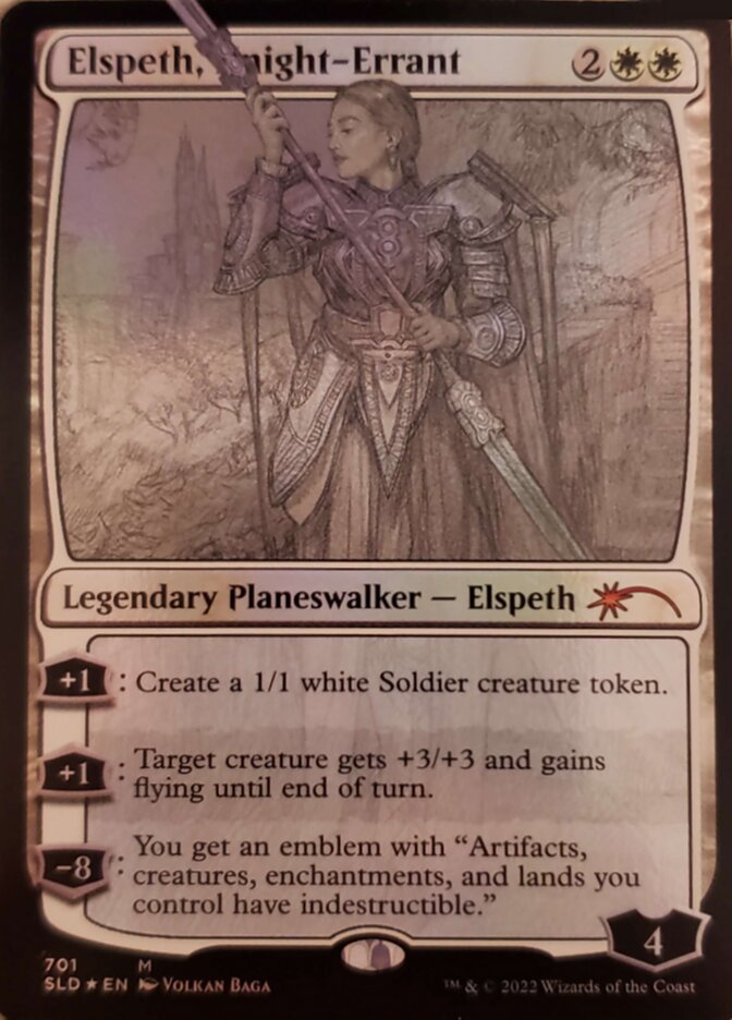 Elspeth, Knight-Errant (Sketch) [Secret Lair Drop Promos] | Play N Trade Winnipeg