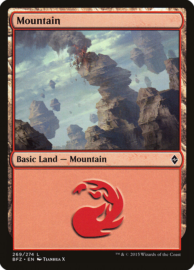 Mountain (269a) [Battle for Zendikar] | Play N Trade Winnipeg