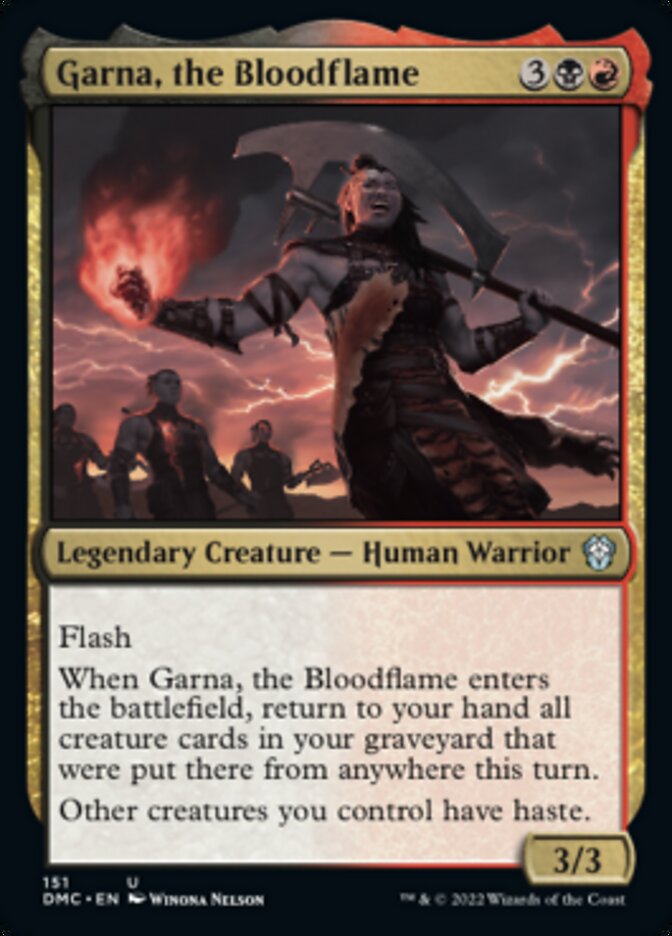 Garna, the Bloodflame [Dominaria United Commander] | Play N Trade Winnipeg