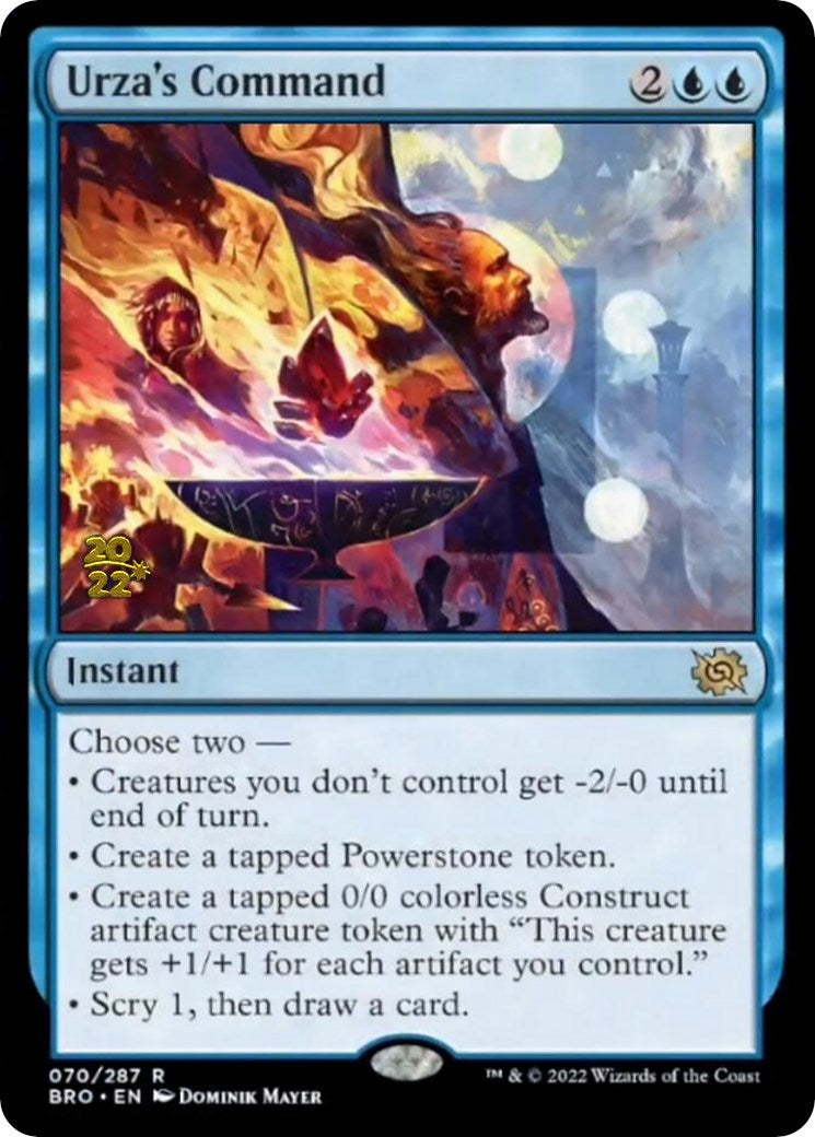 Urza's Command [The Brothers' War: Prerelease Promos] | Play N Trade Winnipeg