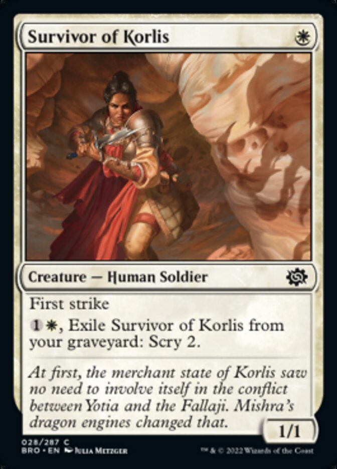 Survivor of Korlis [The Brothers' War] | Play N Trade Winnipeg