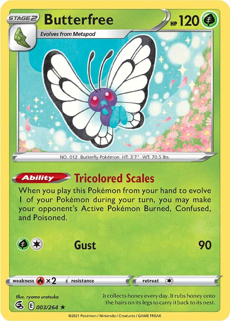 Butterfree (003/264) [Sword & Shield: Fusion Strike] | Play N Trade Winnipeg