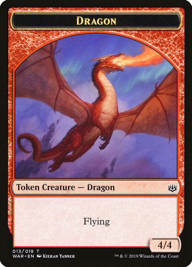 Dragon [War of the Spark Tokens] | Play N Trade Winnipeg