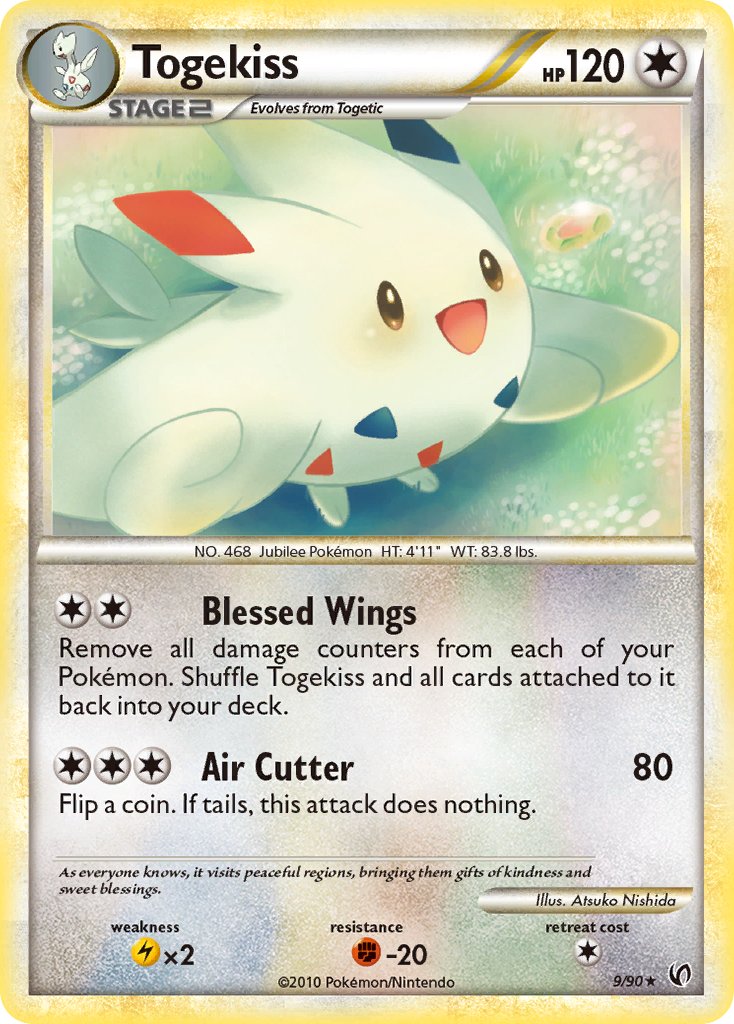 Togekiss (9/90) (Theme Deck Exclusive) [HeartGold & SoulSilver: Undaunted] | Play N Trade Winnipeg