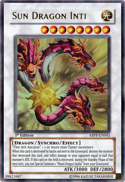 Sun Dragon Inti [ABPF-EN042] Ultra Rare | Play N Trade Winnipeg