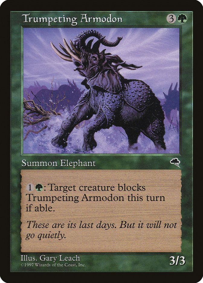 Trumpeting Armodon [Tempest] | Play N Trade Winnipeg