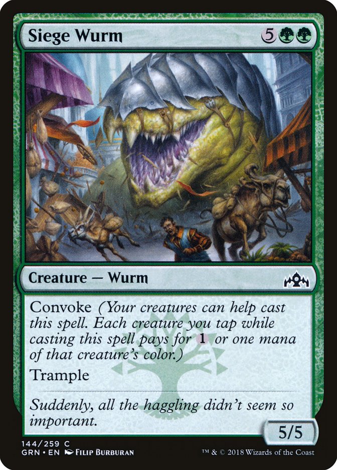 Siege Wurm [Guilds of Ravnica] | Play N Trade Winnipeg