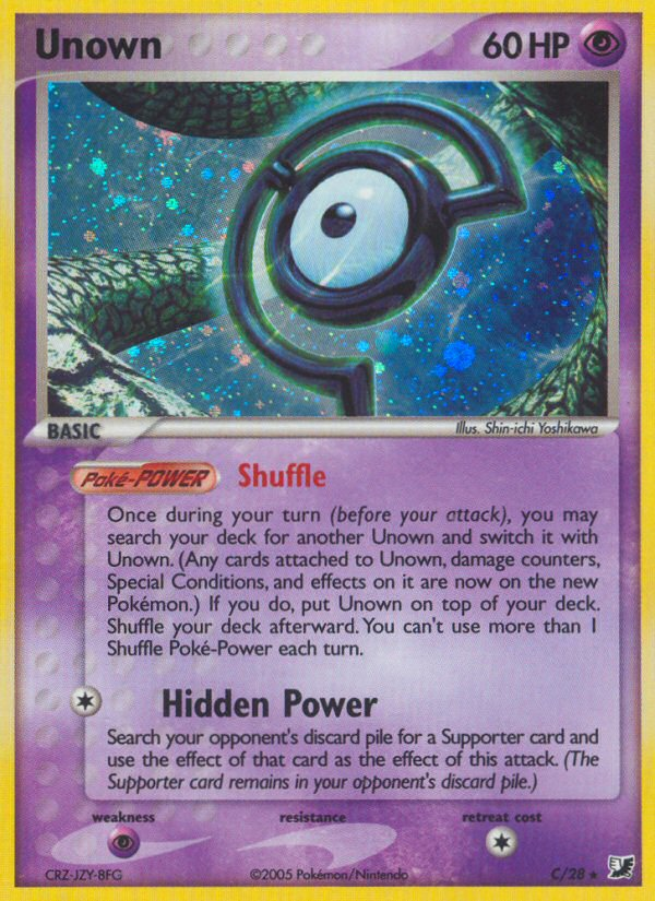 Unown (C) (C/28) [EX: Unseen Forces] | Play N Trade Winnipeg