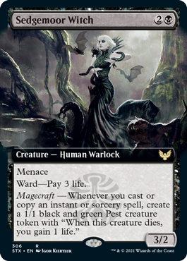 Sedgemoor Witch (Extended) [Strixhaven: School of Mages] | Play N Trade Winnipeg