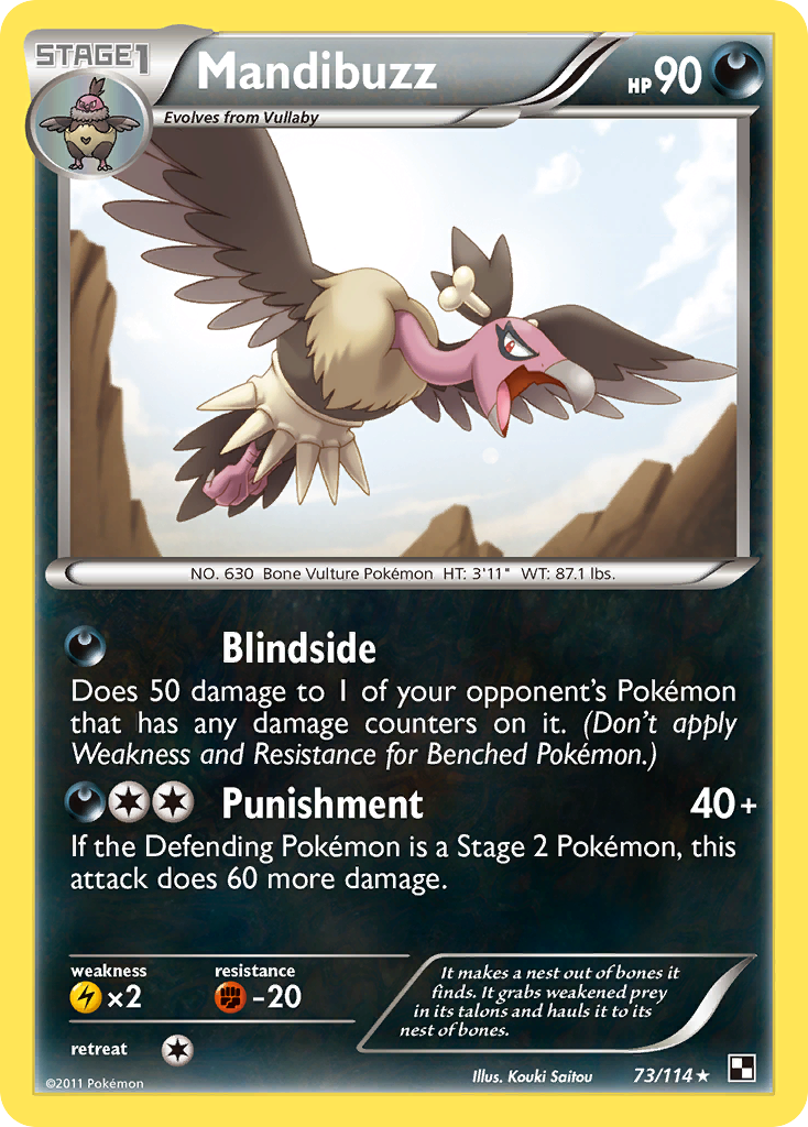 Mandibuzz (73/114) [Black & White: Base Set] | Play N Trade Winnipeg