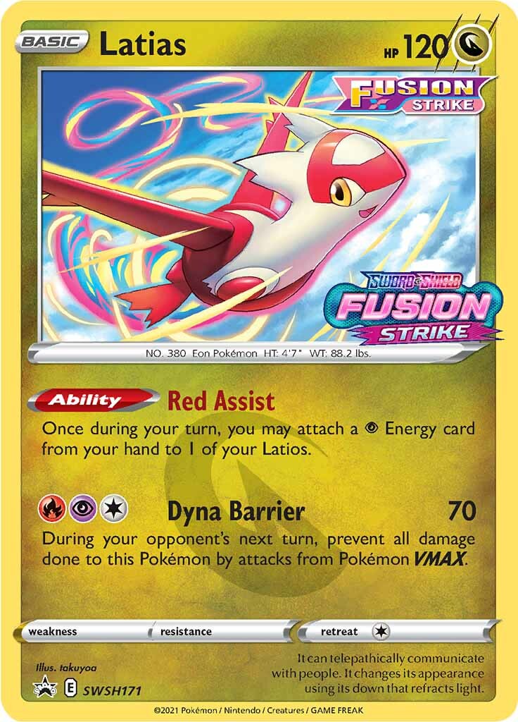 Latias (SWSH171) (Prerelease Promo) [Sword & Shield: Black Star Promos] | Play N Trade Winnipeg