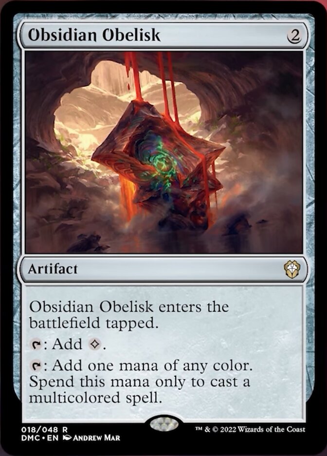 Obsidian Obelisk [Dominaria United Commander] | Play N Trade Winnipeg