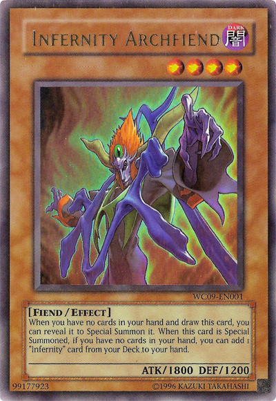infernity yugioh deck Yu-Gi-Oh! - Archfiend (GLD3-EN027) - Gold Series 3 - Limited Edition Age Group My Infernity Yugioh Deck Profile