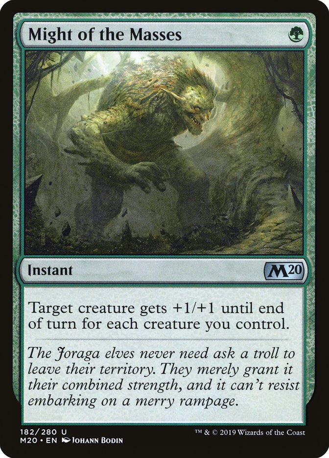 Might of the Masses [Core Set 2020] | Play N Trade Winnipeg