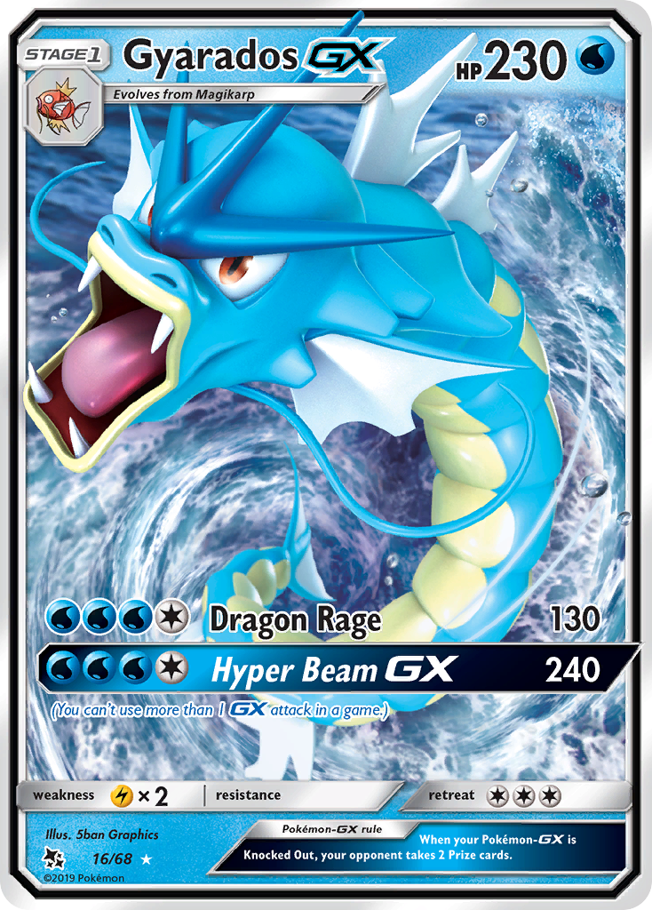 Gyarados GX (16/68) [Sun & Moon: Hidden Fates] | Play N Trade Winnipeg