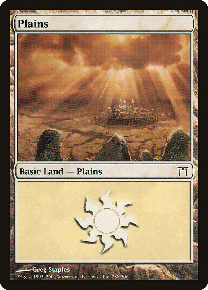 Plains (288) [Champions of Kamigawa] | Play N Trade Winnipeg