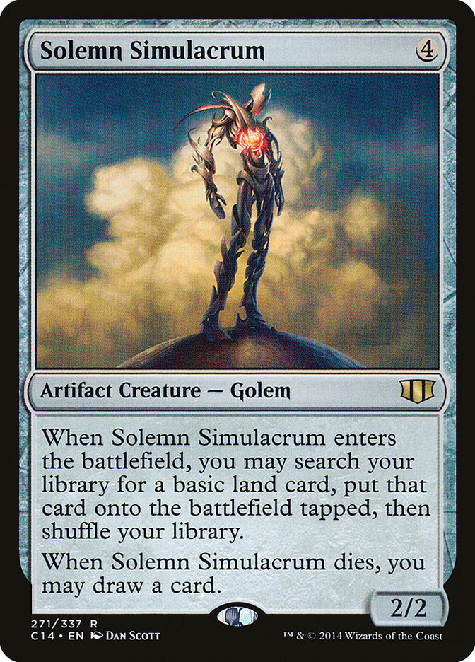 Solemn Simulacrum [Commander 2014] | Play N Trade Winnipeg