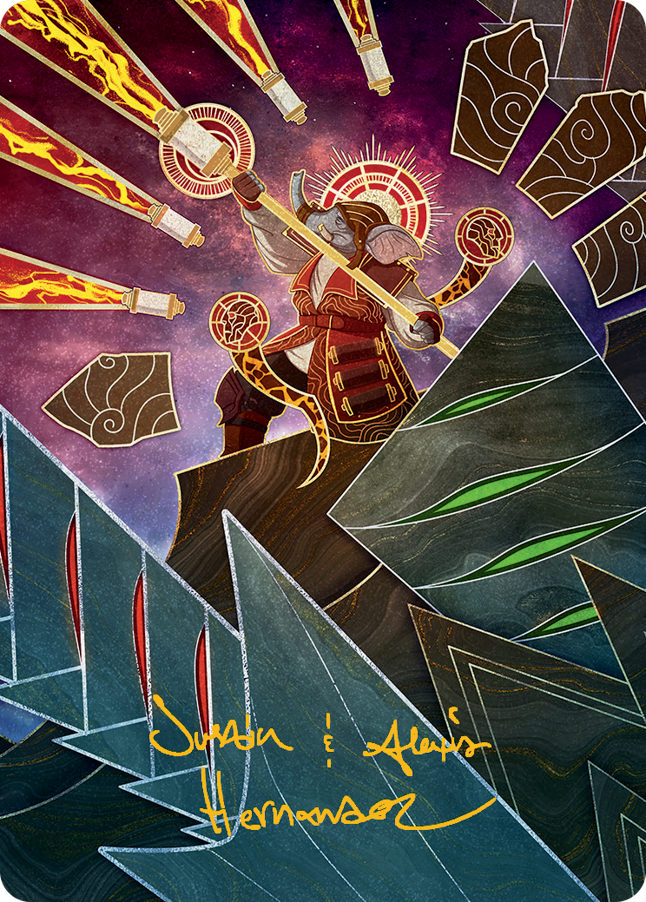 Quintorius, Loremaster Art Card (63) (Gold-Stamped Signature) [March of the Machine Art Series] | Play N Trade Winnipeg