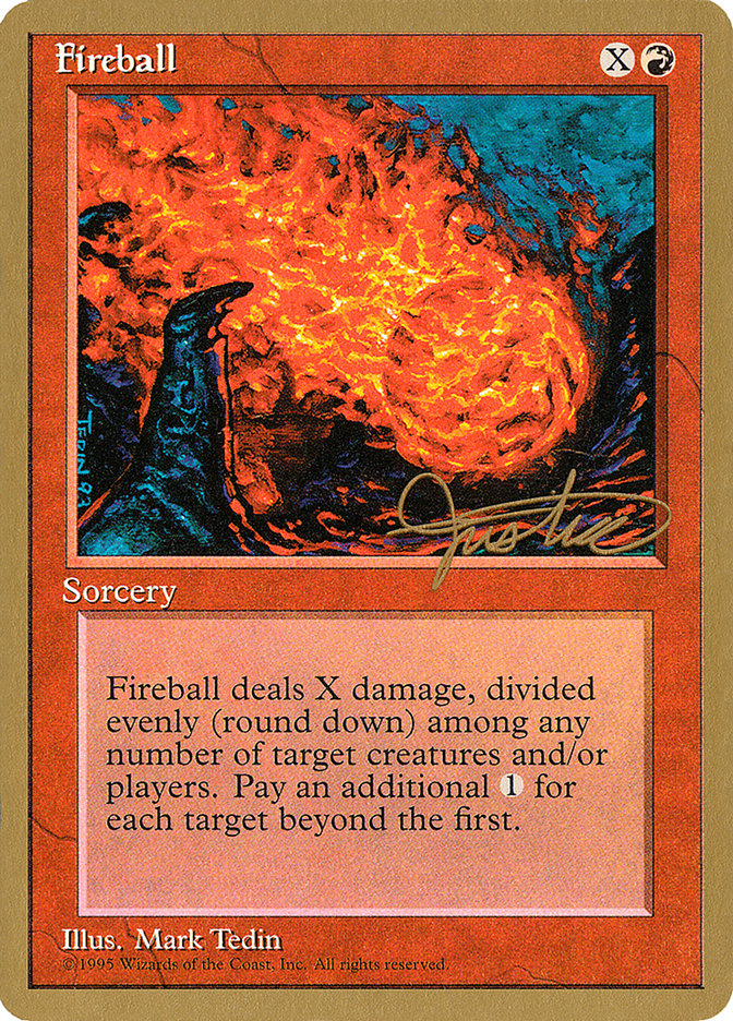 Fireball (Mark Justice) [Pro Tour Collector Set] | Play N Trade Winnipeg