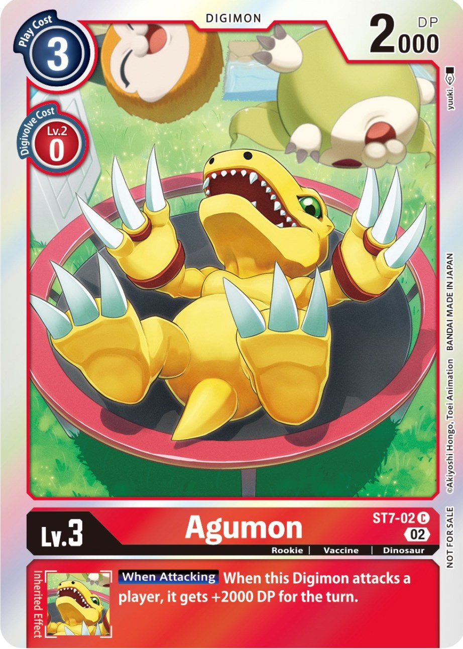 Agumon [ST7-02] (Official Tournament Pack Vol.8) [Starter Deck: Gallantmon Promos] | Play N Trade Winnipeg